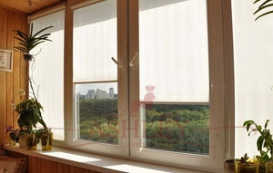 На окна ПВХ uni 40 Рулонные шторы на пластиковые окна