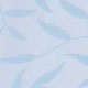 ткань для рулонных штор - голубой с листьями